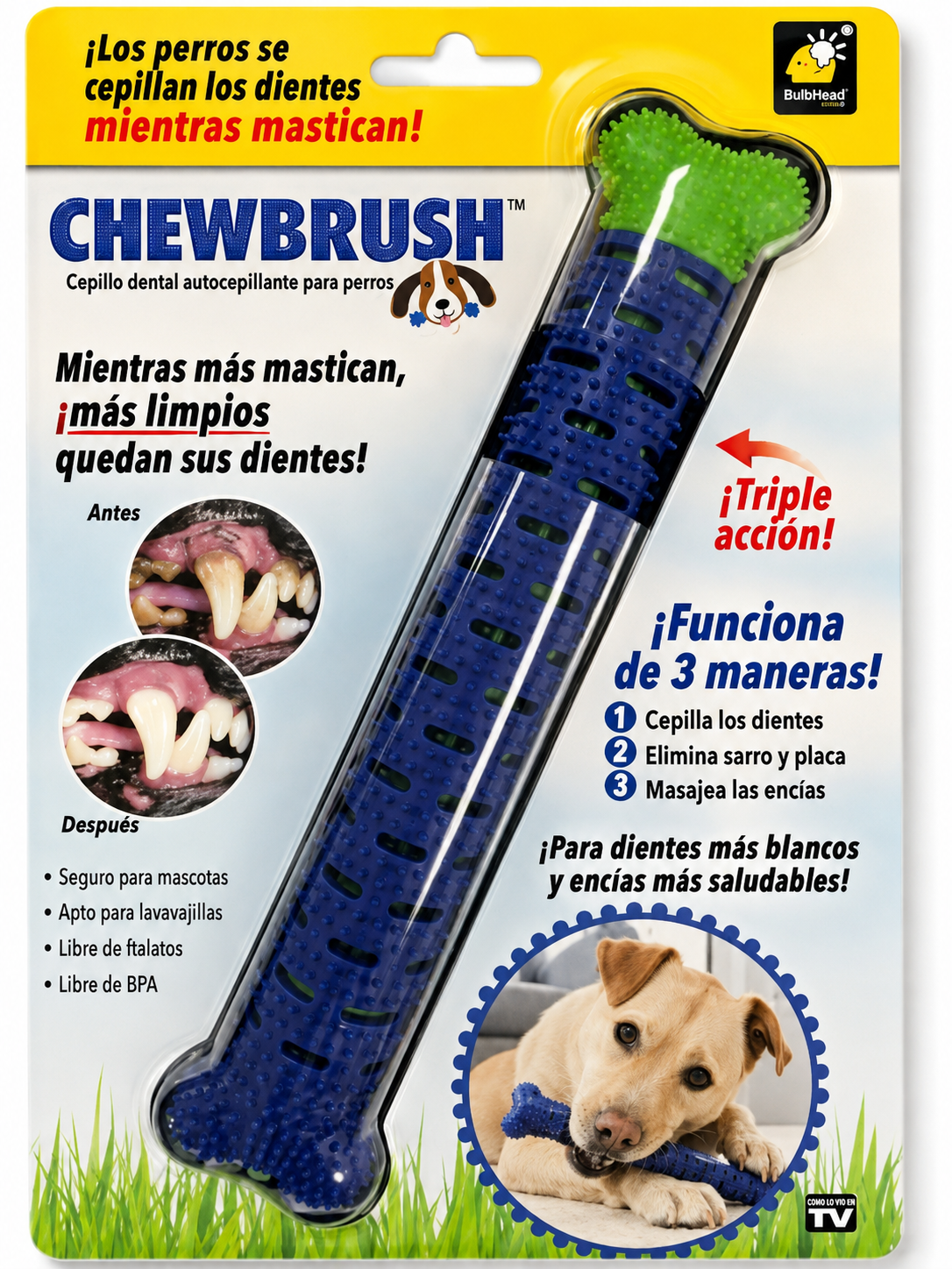 Juguete Limpiador De Placa Dental Perros