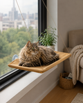 Hamaca Colgante para Gatos — Cama de Ventana con Ventosas