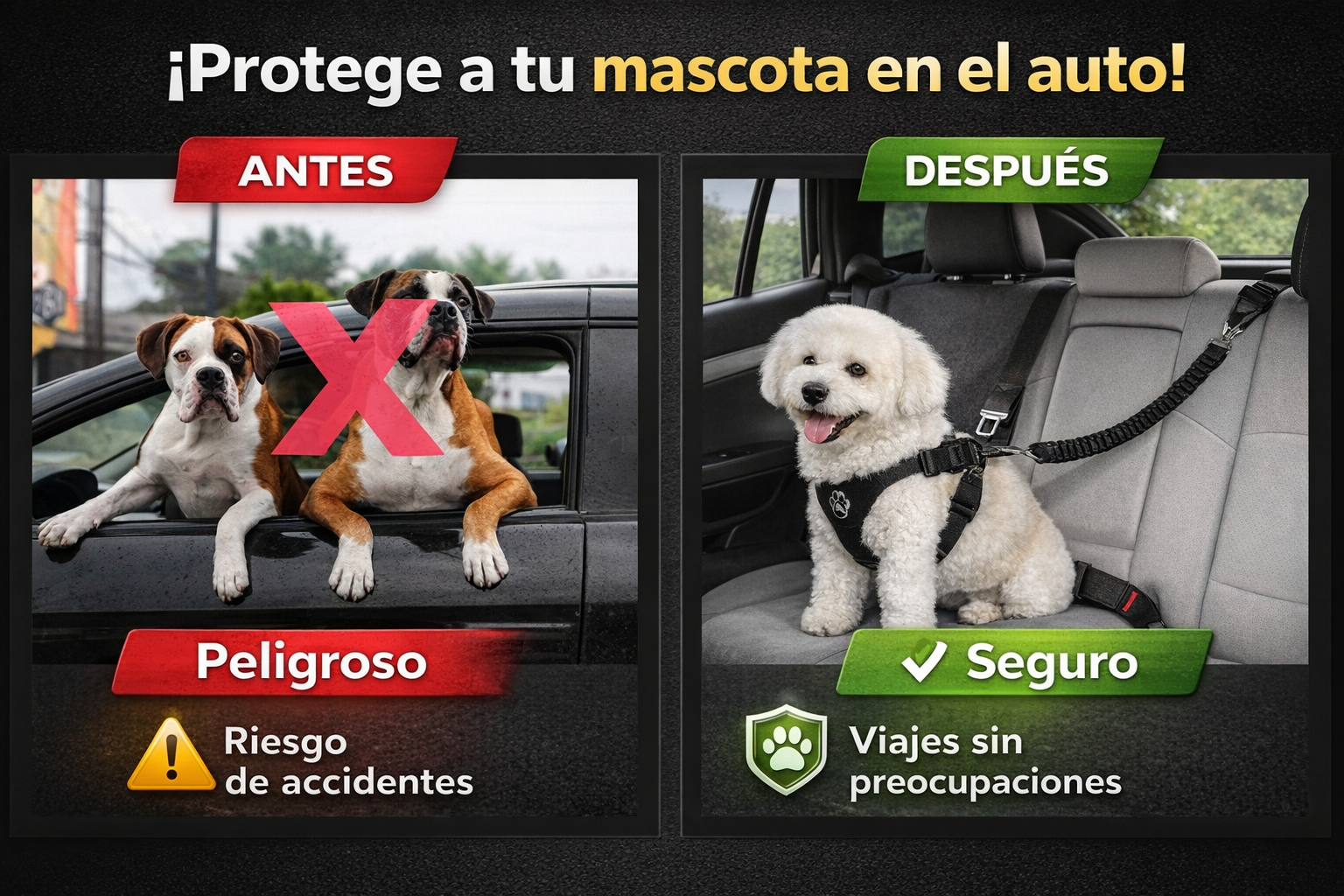 Correa Leash Para Mascotas Pro Outdoor